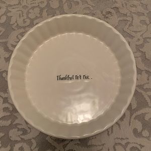 Rae Dunn Pie Plate